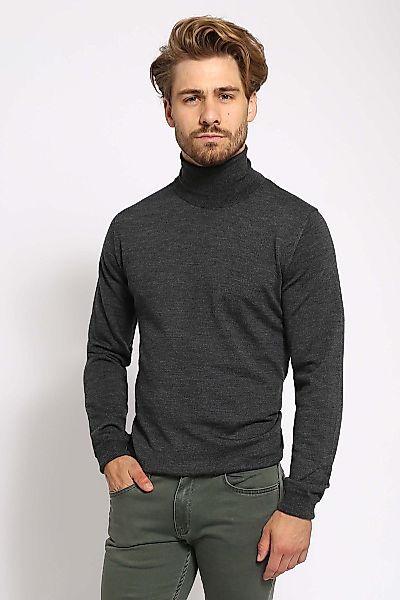 Suitable Merino Rollkragen Pullover Anthrazitgrau - Größe XXL günstig online kaufen