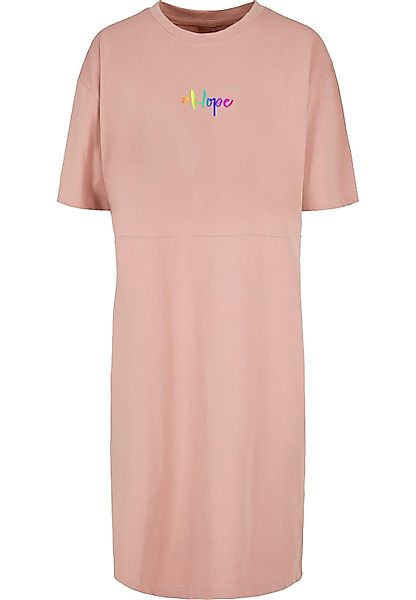 Merchcode Shirtkleid "Merchcode Damen Ladies Hope Rainbow Oversized Slit Te günstig online kaufen