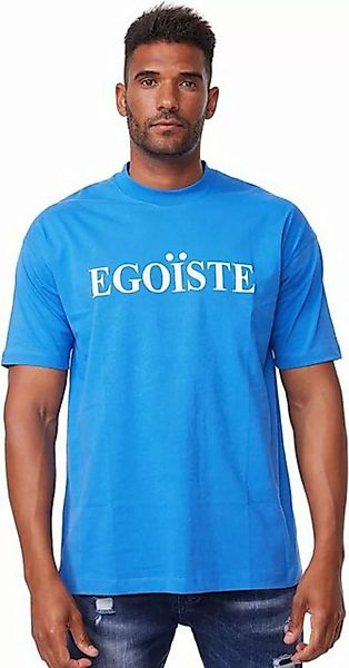 Black Island T-Shirt Herren OVERSIZED T-Shirt mit EGOISTE Print günstig online kaufen