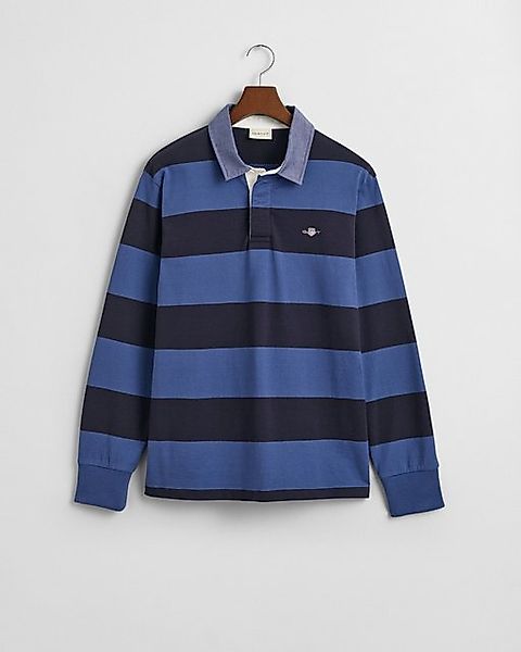 Gant Langarmshirt REG CHAMBRAY STRIPE HEAVY RUGGER, VINTAGE BLUE günstig online kaufen