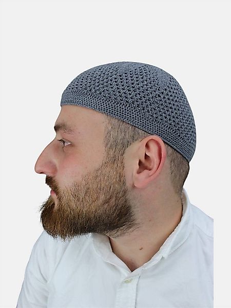 Aymasal Strickmütze Handgestrickte elastische Gebetsmütze Herren günstig online kaufen