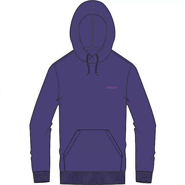 Oakley Apparel Dye 2 Kapuzenpullover XS Deep Violet günstig online kaufen
