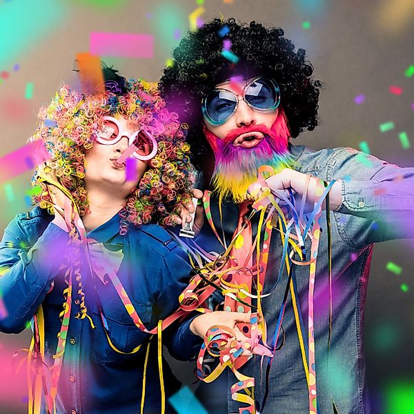 relaxdays Spielzeug-Musikinstrument Partytröten 50er Pack, Silber günstig online kaufen