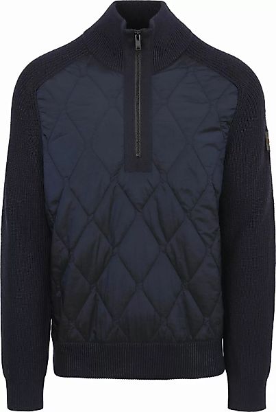 BOSS Kometto Half Zip Pullover Wool Mix Navy - Größe M günstig online kaufen