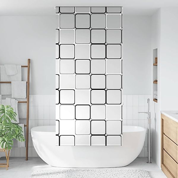 vidaXL Duschrollo, Duschrollo 110x240 cm Stoffbreite günstig online kaufen
