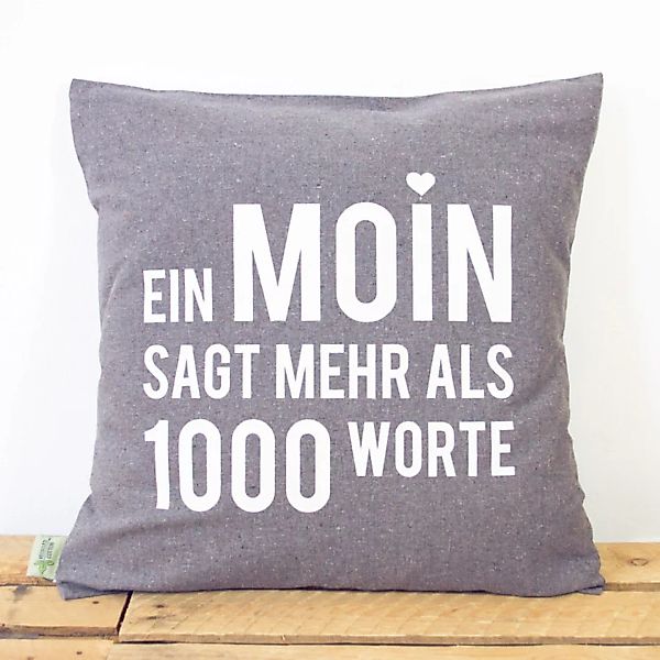 Kissenbezug "Ein Moin Sagt Mehr ..." günstig online kaufen