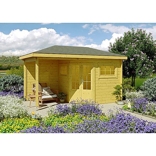 Fjordholz 5-Eck Gartenhaus Modell Evelyn 2B Kiefer Imprägniert günstig online kaufen