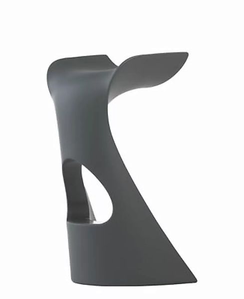 Barhocker Koncord plastikmaterial grau - Slide - Grau günstig online kaufen