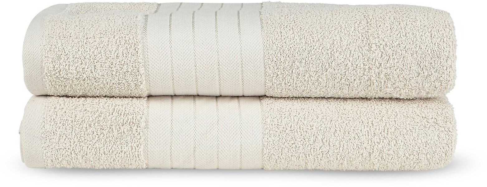 Emotion Badetücher "Uni" Baumwolle,Walkfrottee, Bordüre, 500 GSM, Einfarbig günstig online kaufen