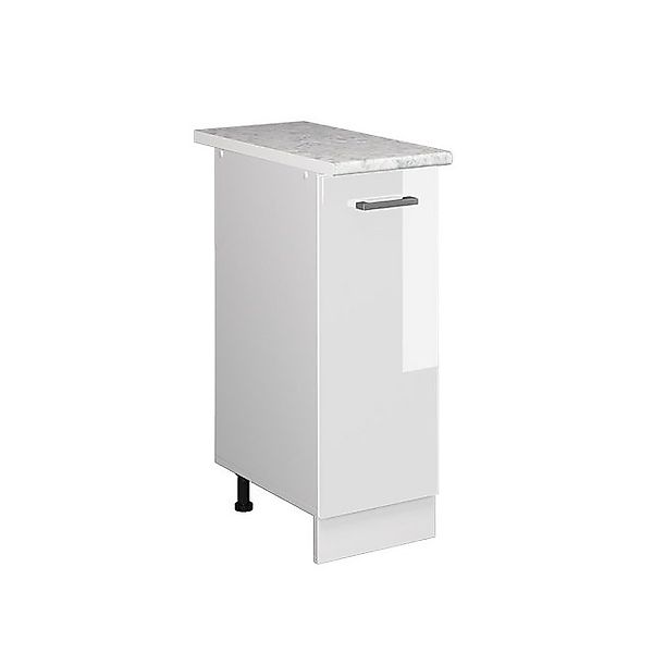 Vicco Apothekerschrank R-Line Medizinschrank für die Küche Weiß Hochglanz/W günstig online kaufen