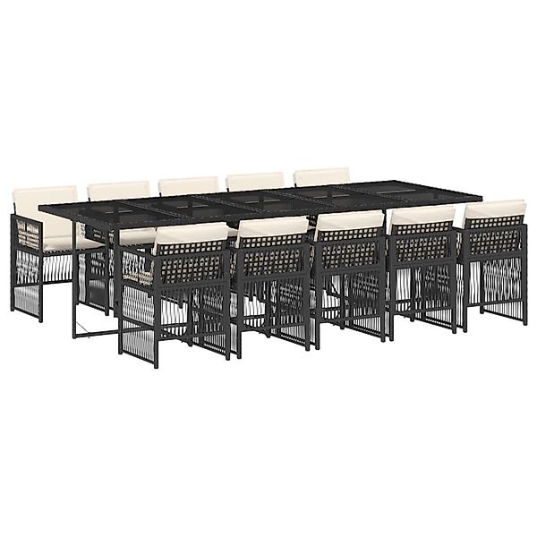 vidaXL Garten-Essgruppe 11-tlg. Garten-Essgruppe mit Kissen günstig online kaufen
