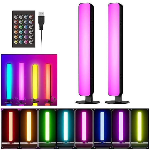 MUPOO LED-Streifen RGB LED-Lichtleiste 1/2er,LED Stripe günstig online kaufen