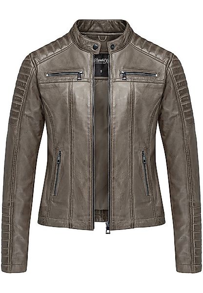 REPUBLIX Lederjacke SKYE Echtleder Damen Biker Zipper Jacke günstig online kaufen