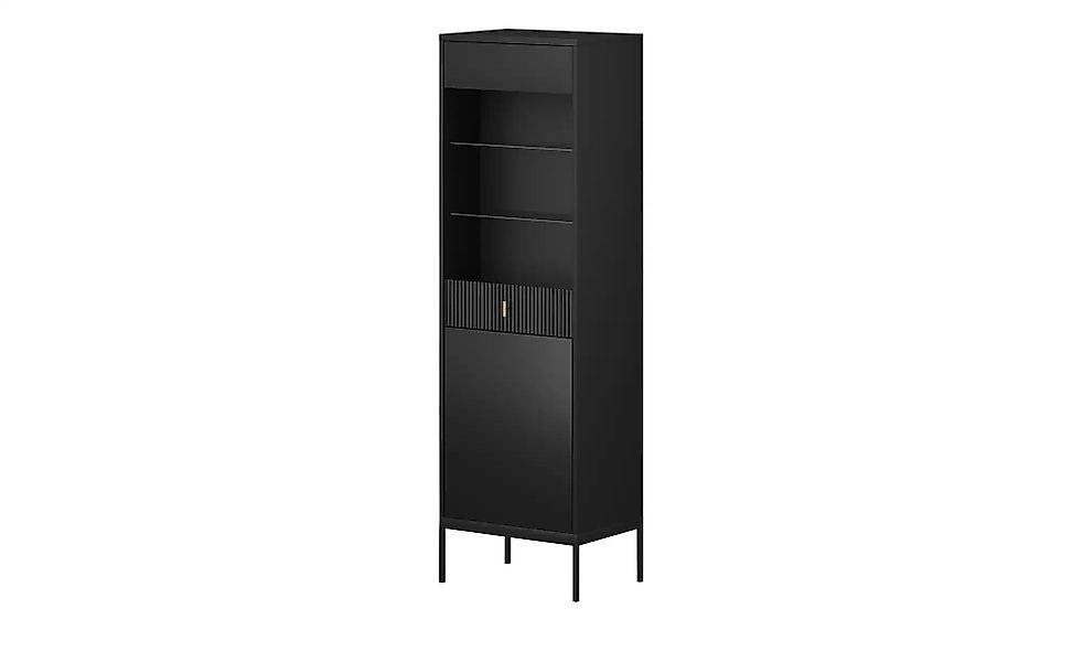 Vitrine  Maglione ¦ schwarz ¦ Maße (cm): B: 53,9 H: 175 T: 39.0 Schränke > günstig online kaufen
