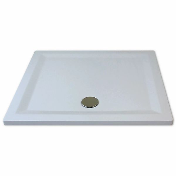 Breuer Duschwanne Extraflach Flat Line Design Rechteck 100 cm x 90 cm Weiß günstig online kaufen