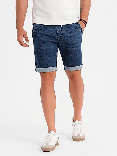OMBRE Jeansshorts Jeansshorts für Herren mit hochgekrempeltem Bein günstig online kaufen