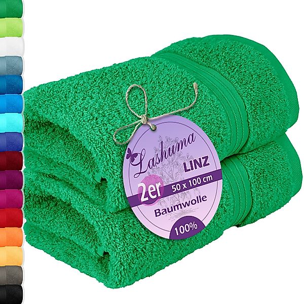 Lashuma Handtücher Linz, Frottee (2-St), Saugstarke günstig online kaufen