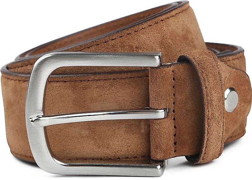 Suitable Ledergürtel Wildleder Cognac - Größe 105 günstig online kaufen