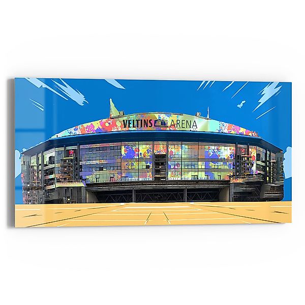 DEQOART Glasbild 'Stadion Schalke 04', 'Stadion günstig online kaufen
