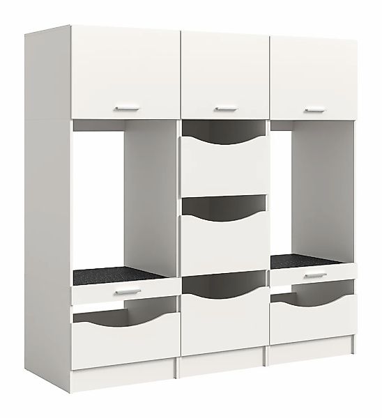 welltime Mehrzweckschrank-Set "FALAS, TOPSELLER, 3-teilig, Hauswirtschaftsr günstig online kaufen