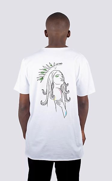 Göttin Des Meeres, Männer Skate T-shirt Aus Bio-baumwoll, Back Print günstig online kaufen