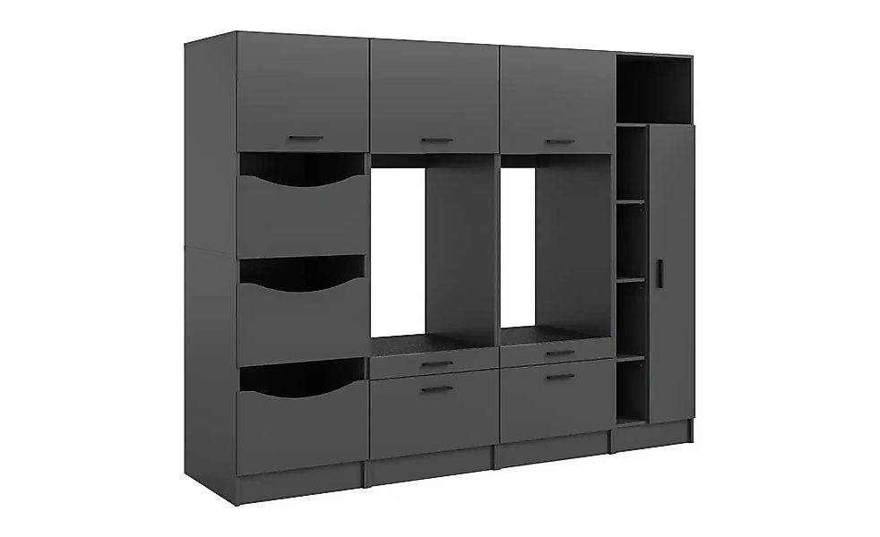 Waschmaschinenumbau Set  Frillensee ¦ grau ¦ Maße (cm): B: 242 H: 195 Schrä günstig online kaufen