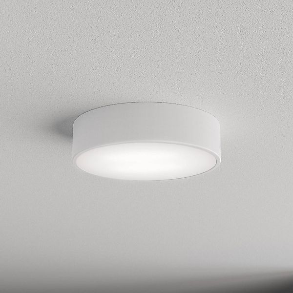 Deckenlampe Cleo 300, weiß, Sensor, IP54, Ø 30 cm, Metall günstig online kaufen