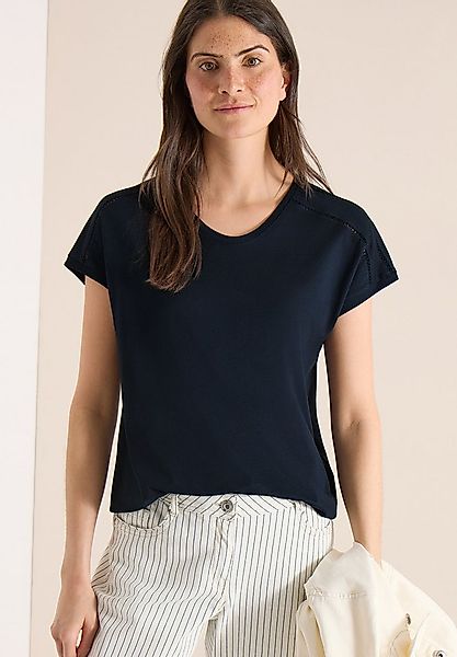 CECIL V-Shirt mit Spitzendetails günstig online kaufen