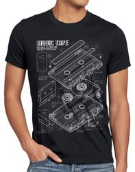 style3 Print-Shirt Herren T-Shirt TAPE Kassette günstig online kaufen