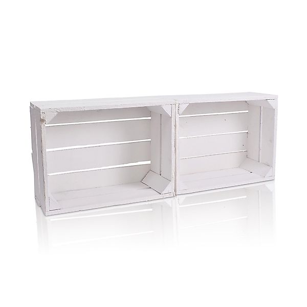 CHICCIE Holzkiste Regale Weiß 38x28x15cm - günstig online kaufen