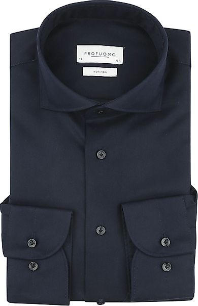 Profuomo Twill Hemd Navy - Größe 37 günstig online kaufen