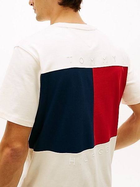 Tommy Hilfiger T-Shirt FLAG Regular fit mit Rundhalsausschnitt günstig online kaufen