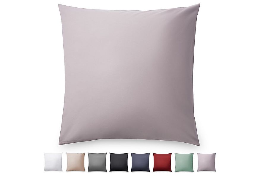 Blumtal Kissenbezüge Premium Mako Satin Kissenbezug, superweich aus 100% Ba günstig online kaufen