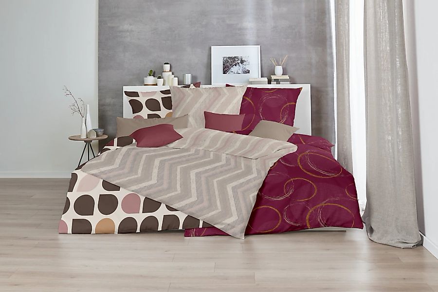 Primera Bettwäsche "Mako-Satin -Bettwäsche Jacquard" 2 Stk. mit klassischem günstig online kaufen