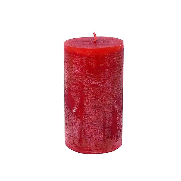B&S Stumpenkerze Stumpenkerze rot 10 x günstig online kaufen