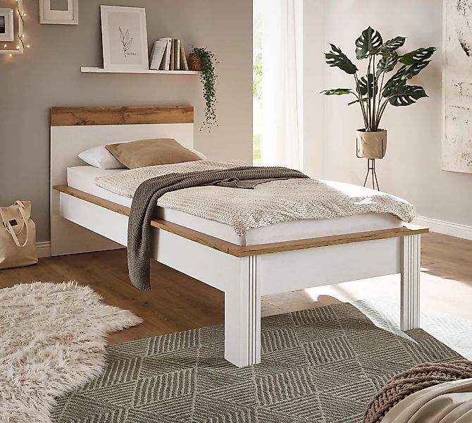 Home affaire Einzelbett "WESTMINSTER Bett im Landhausstil, Doppelbett, Bett günstig online kaufen