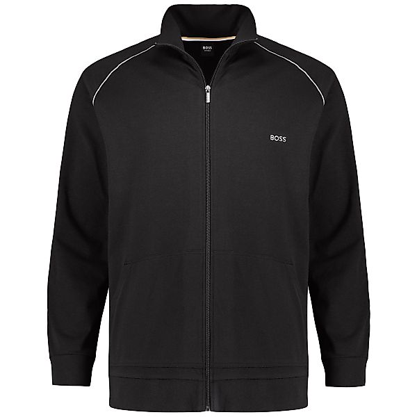 BOSS Sweatjacke mit Elasthan Farbe schwarz Größe: 3XL günstig online kaufen