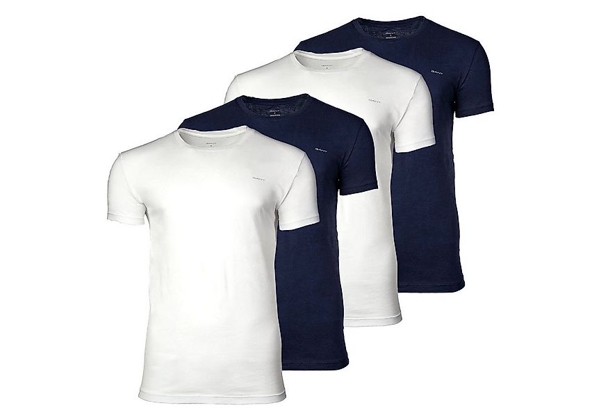 Gant T-Shirt Herren T-Shirt 4er Pack Baumwolle (Packung, 4er Pack) günstig online kaufen
