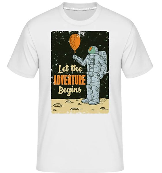 Astronaut Adventure Begins · Shirtinator Männer T-Shirt günstig online kaufen