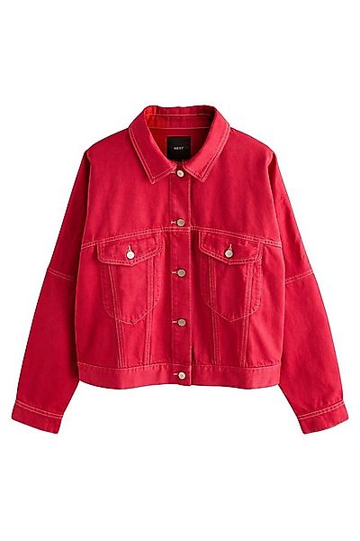 Next Jeansjacke Relaxed Fit Oversized Trucker-Jacke aus Denim (1-St) günstig online kaufen