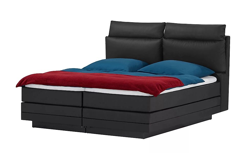SKAGEN BEDS Motor-Boxspringbett  Hardego - schwarz - 160 cm - 118 cm - Bett günstig online kaufen