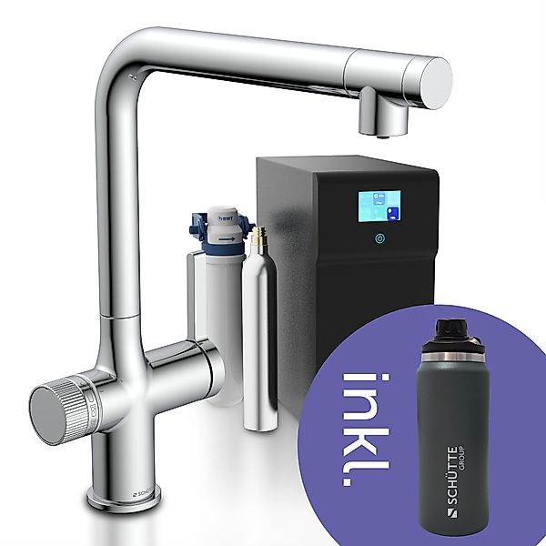 Schütte Küchenarmatur »"AQUADUCT" Sprudelwasser-Spültischarmatur« mit Kühls günstig online kaufen