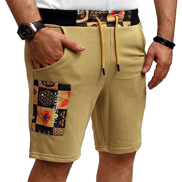 RMK Shorts Herren Short kurze Hose Sommer Bermuda Basic Einfarbig Elastikbu günstig online kaufen
