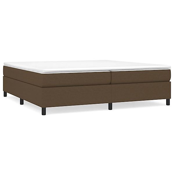 vidaXL Boxspringbett Dunkelbraun 200x200 cm Stoff1346970 günstig online kaufen