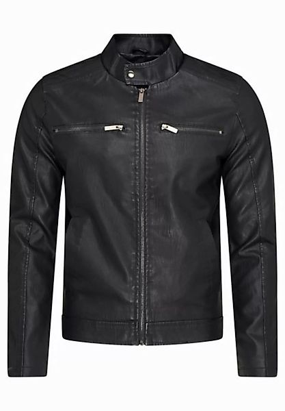 SOULSTAR Lederimitatjacke MJTOPPO im Bikerjacken-Stil günstig online kaufen