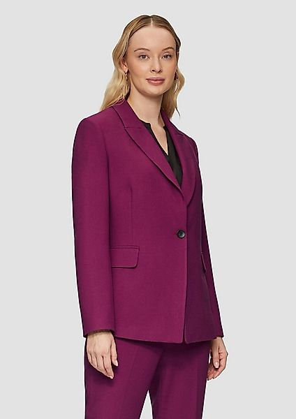 s.Oliver Jackenblazer Indoor-Blazer Taillierter Blazer im Slim Fit günstig online kaufen