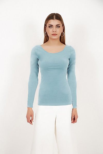 Vivienne Fashion Langarmshirt Hochwertiges Damen Modal Langarmshirt Joe günstig online kaufen