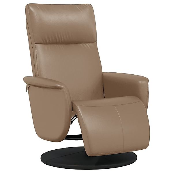 vidaXL Sessel Relaxsessel mit Fußteil Cappuccino-Braun günstig online kaufen