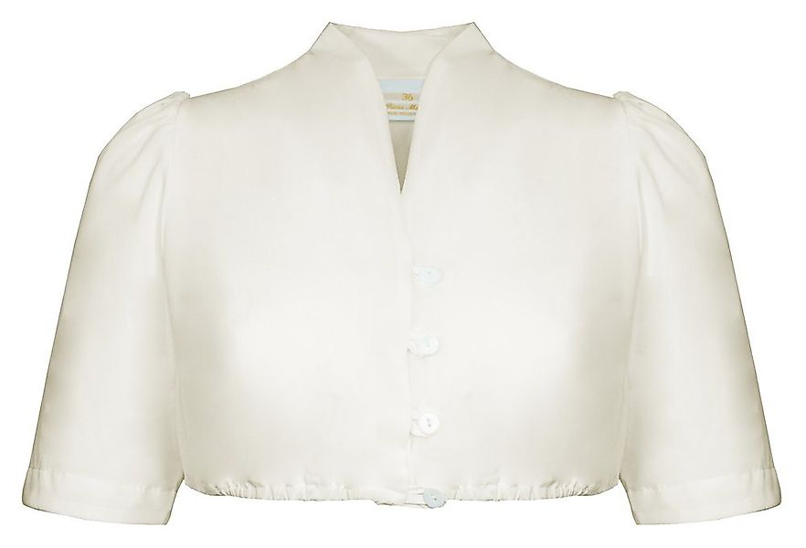 Pierre Marcel Die Bluse Dirndlbluse "Melina" mit V-Ausschnitt 7286 - Creme günstig online kaufen