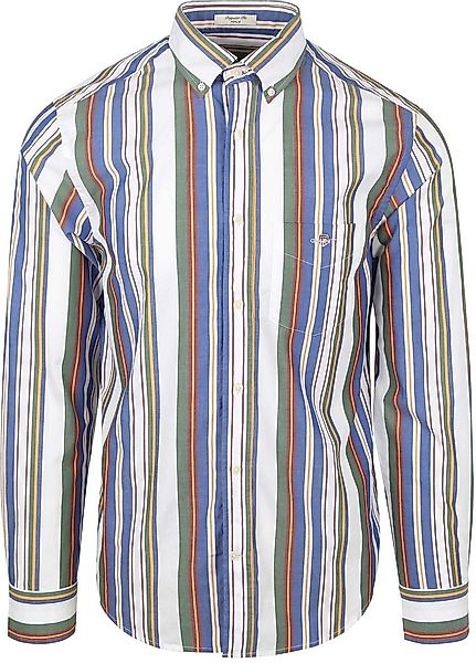 Gant Freizeithemd Stripe Multicolour - Größe XXL günstig online kaufen